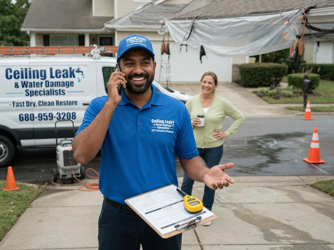 Ceiling Leak Cleanup Kearny, NJ FAQs